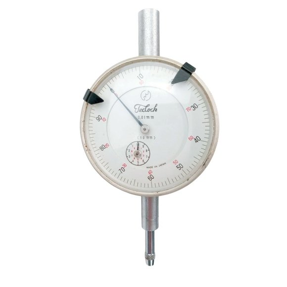 Vintage Teclock Dial Indicator Continuous Gauge Japan Lug Back AGD Machinist